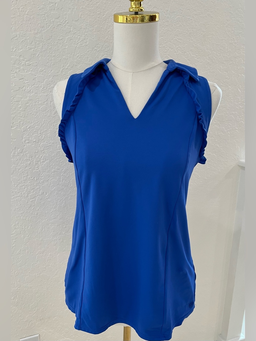 Lilly Pulitzer UPF 50+ Luxletic Martina Polo Top - Picture 4 of 4